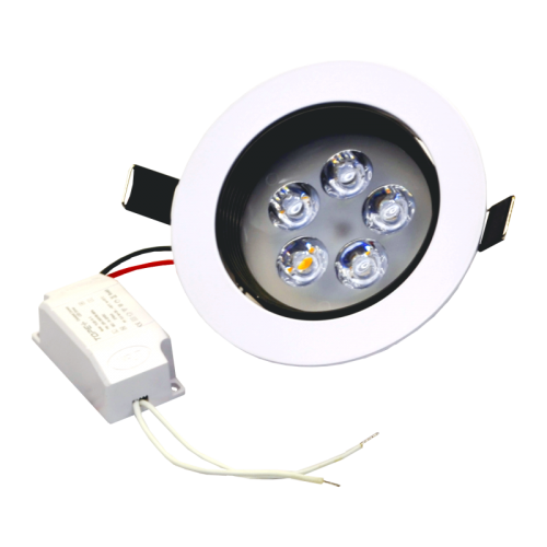 5W įmontuojamas baltas LED šviestuvas ANDA